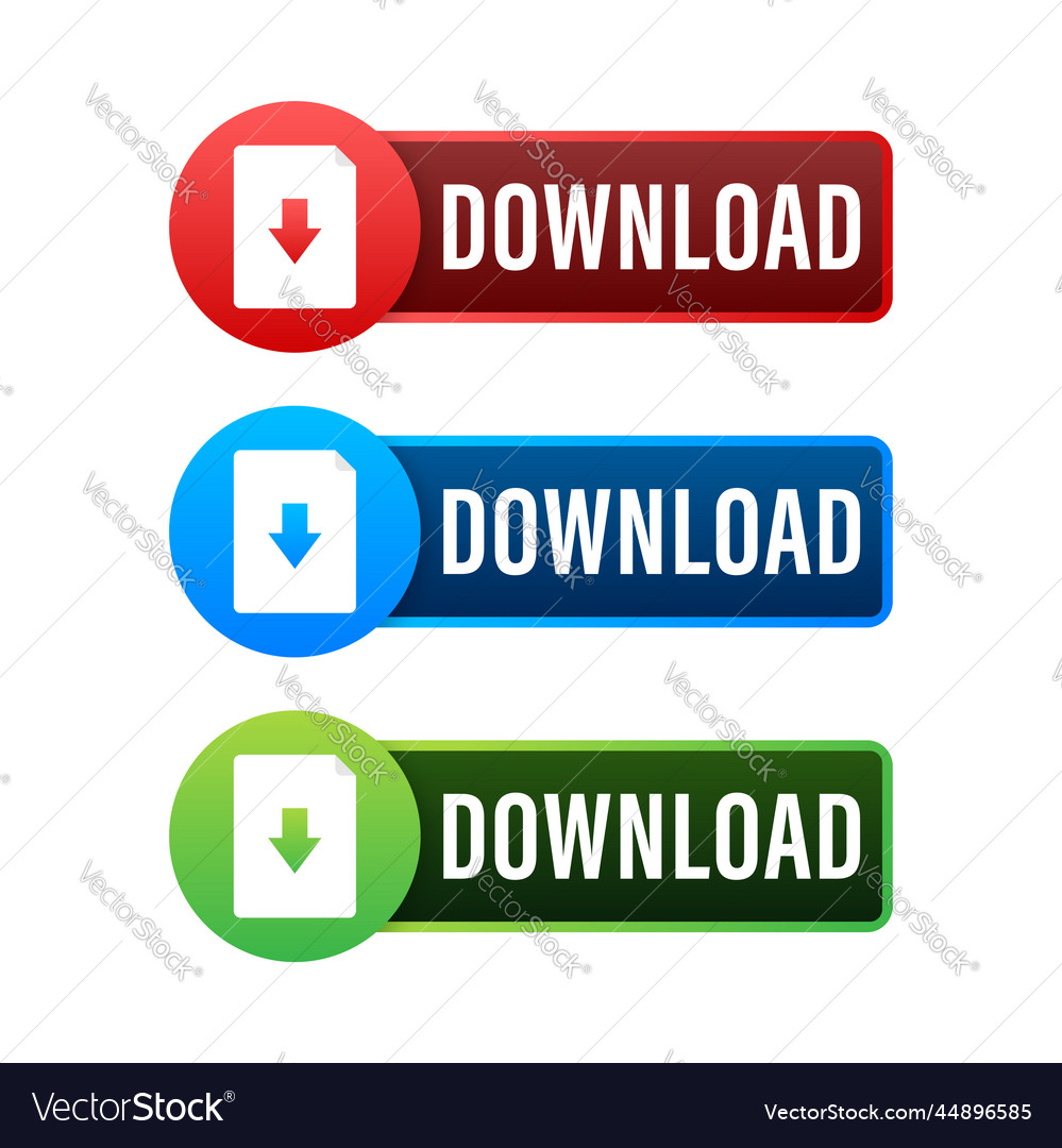 Download file icon document downloading concept Vector Image