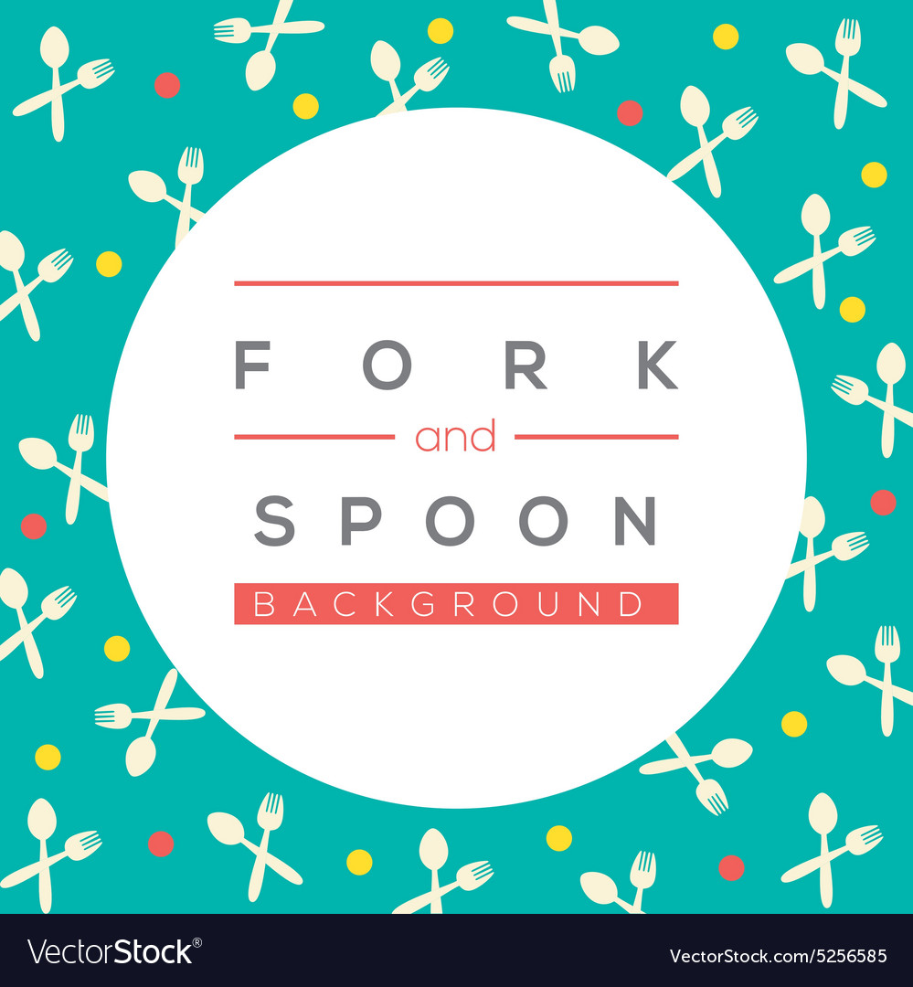 Fork and spoon background