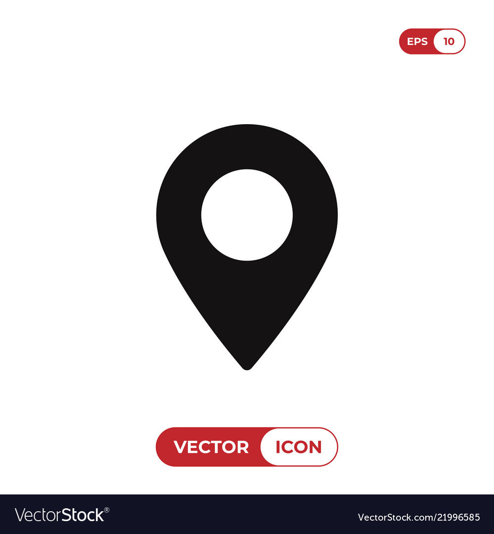 Location icon pin symbol map pointer