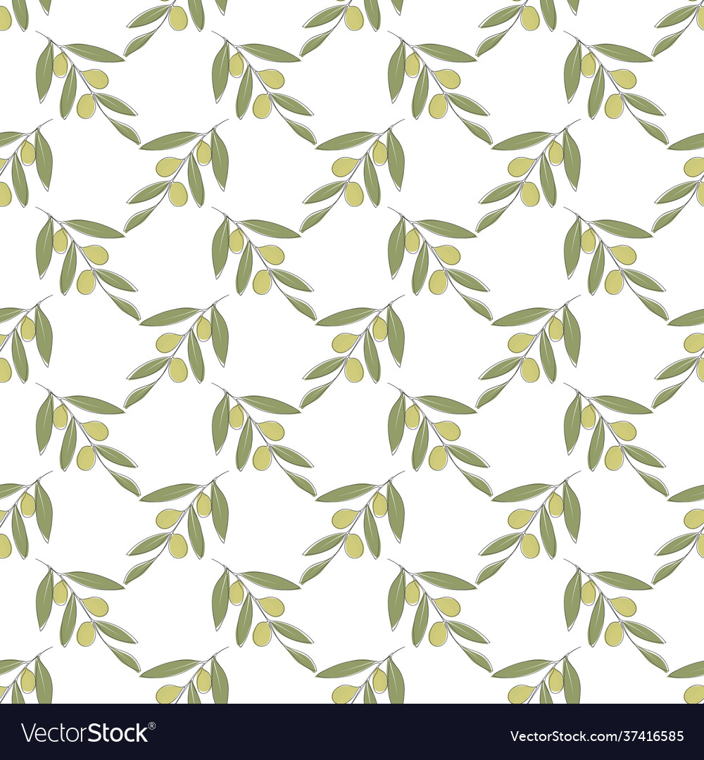 Olive seamless pattern for textures textiles