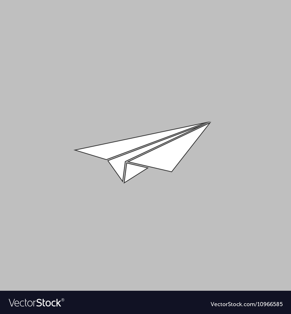 Paper plane computer symbol