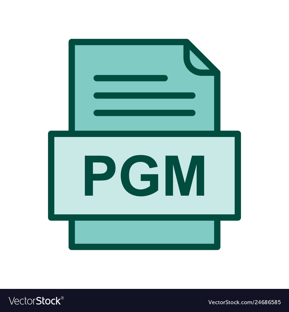 Pgm file document icon