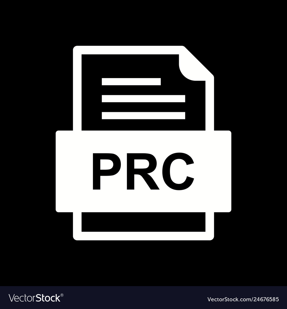 Prc file document icon