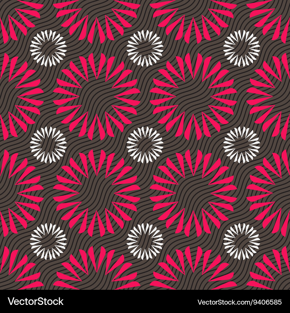 Seamless ornament pattern tile Royalty Free Vector Image