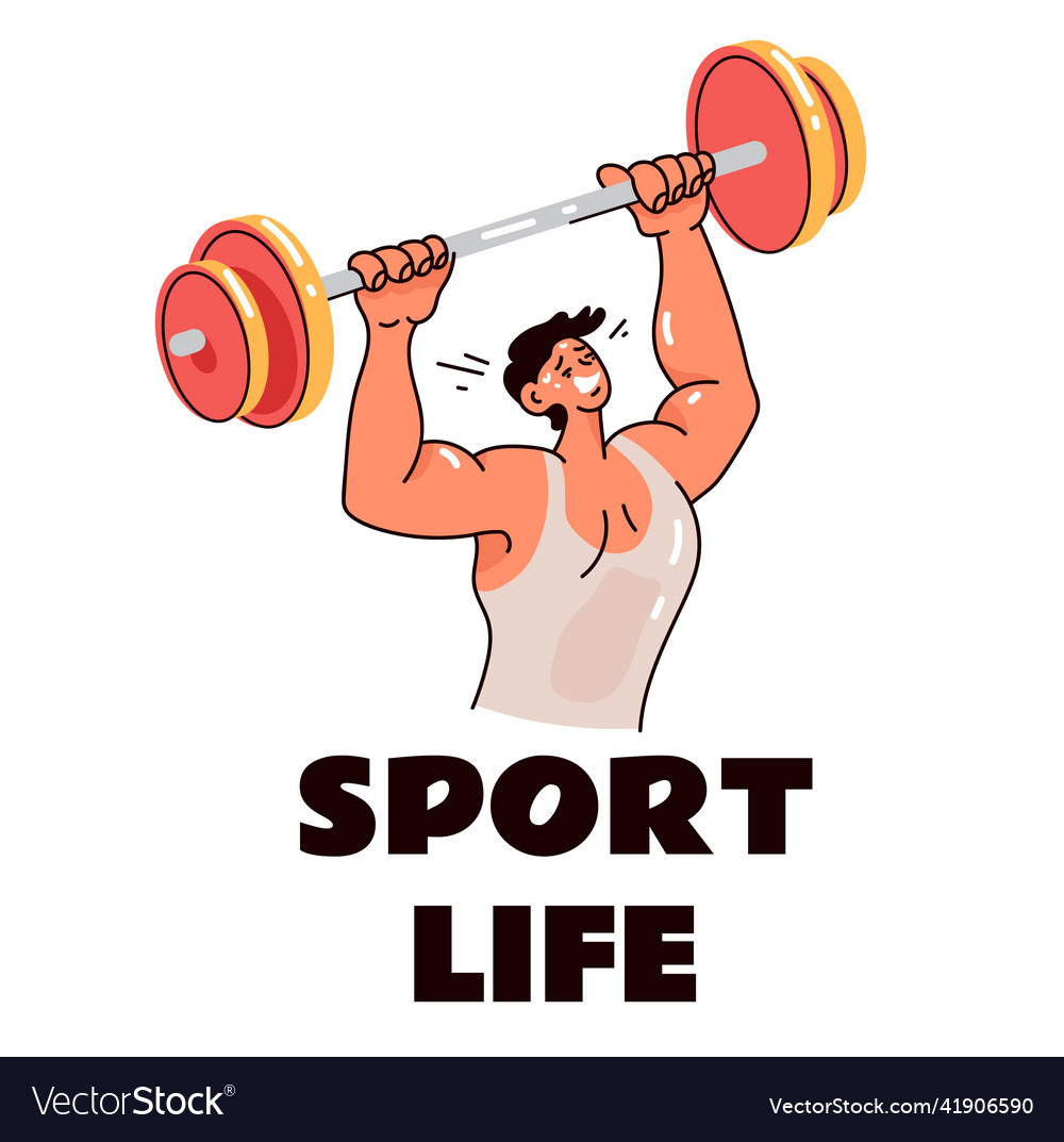 Bodybuilder man characters posing vector image Bodybuilder man characters posing