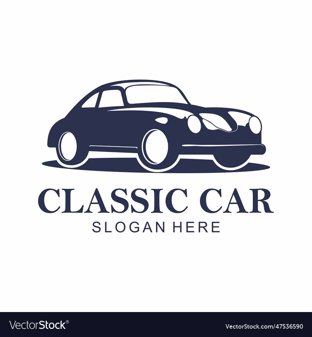 Classic car logo Royalty Free Vector Image - VectorStock