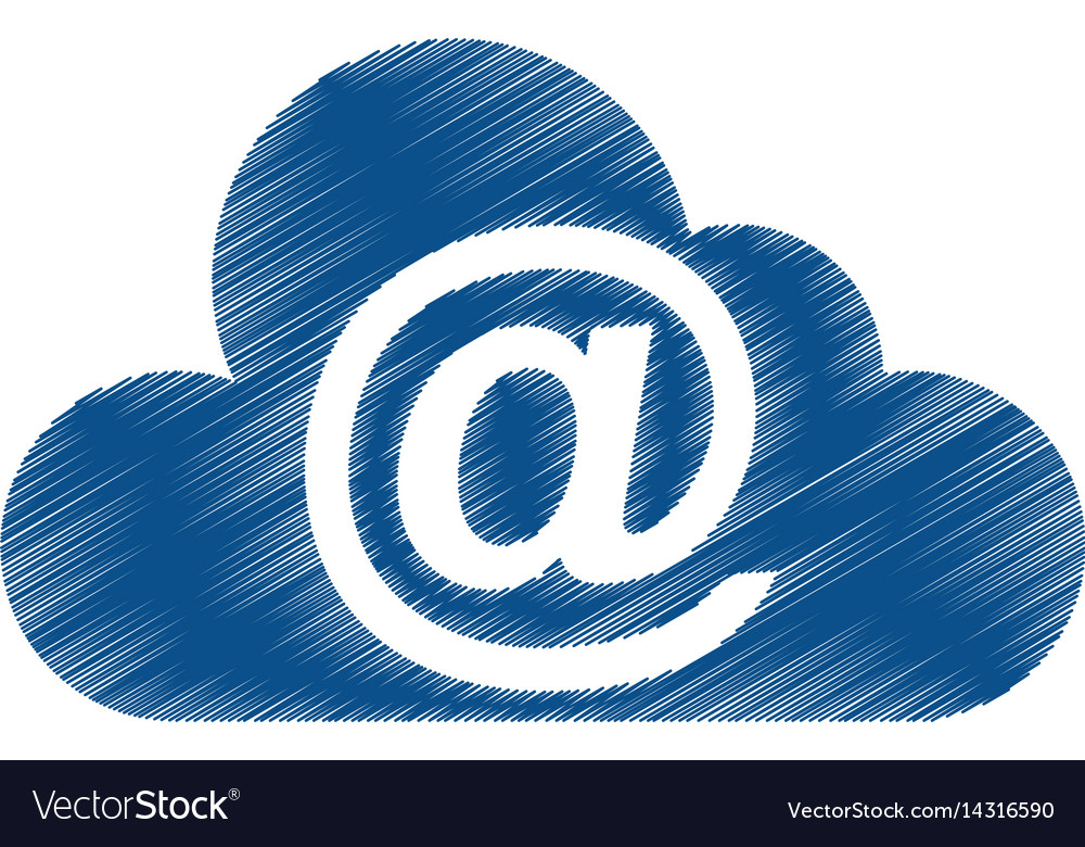Cloud computing with arroba symbol