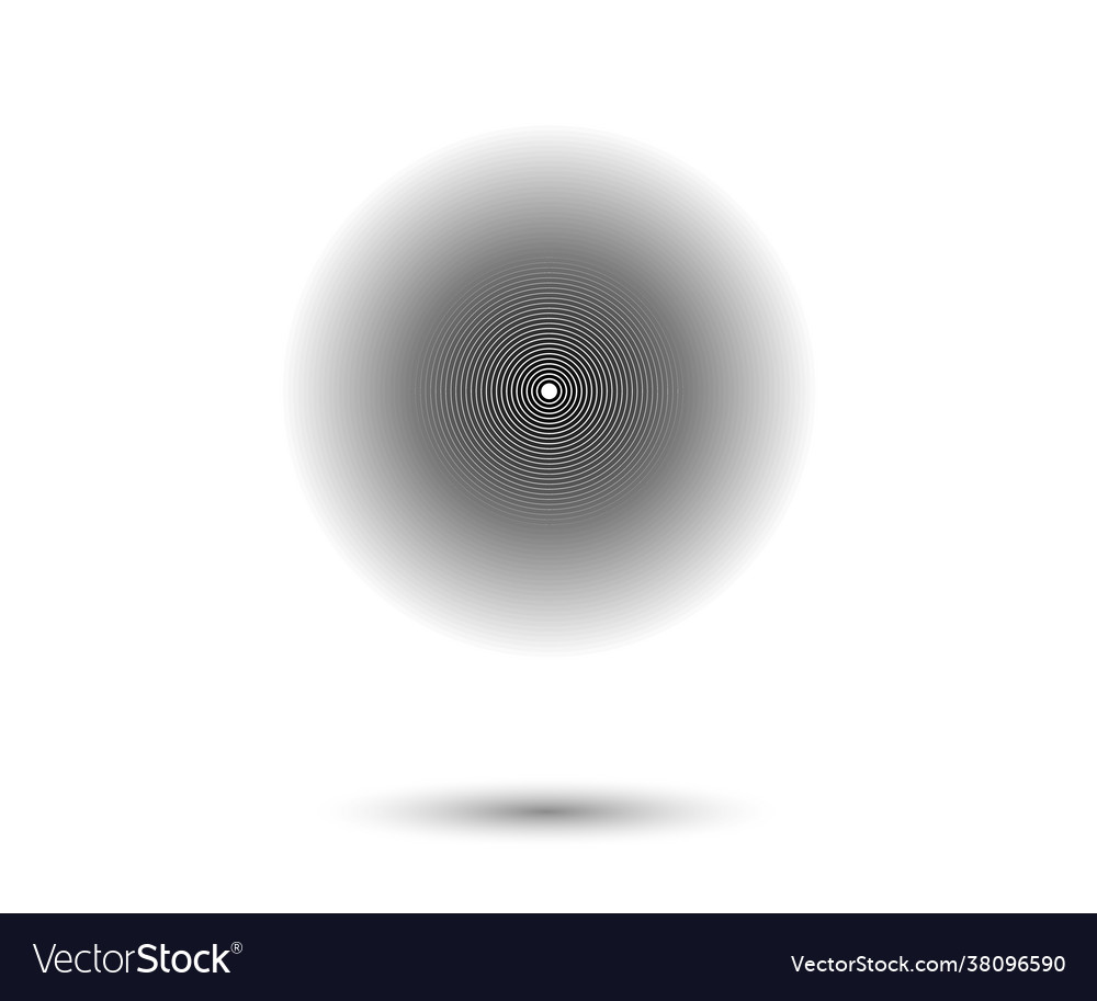 Concentric circle elements element for graphic Vector Image Concentric circle elements element for graphic