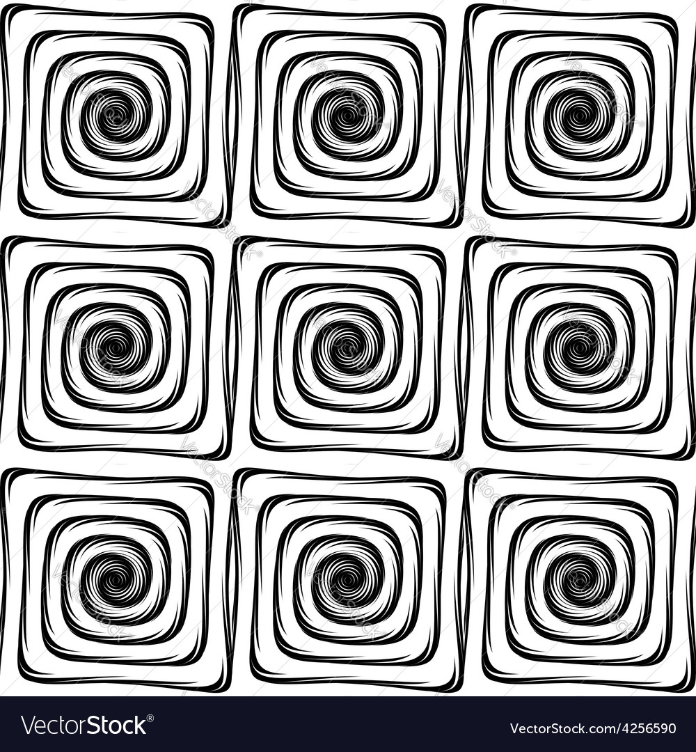 Design seamless monochrome labyrinth pattern
