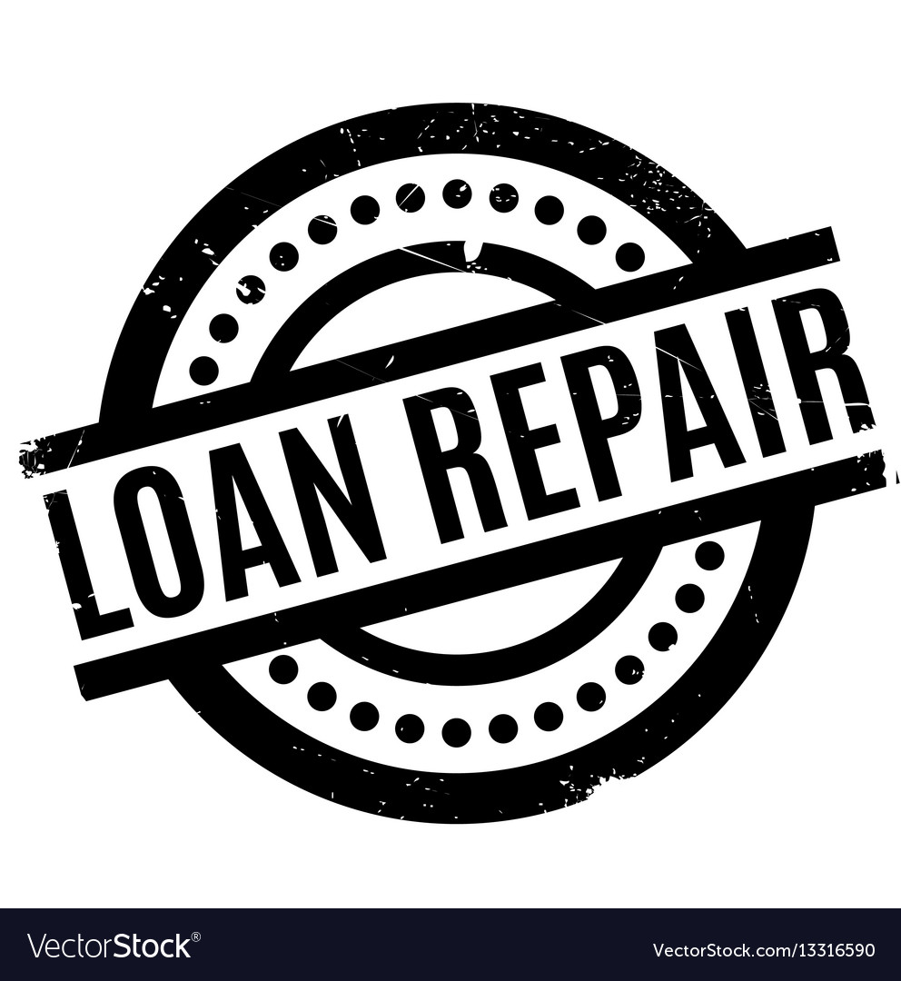 Loan repair rubber stamp