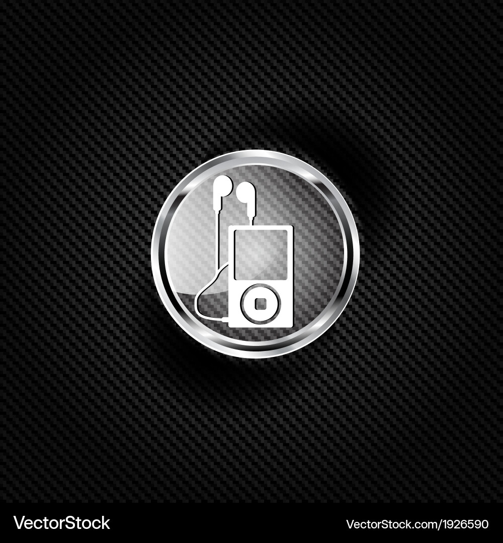 Mp3 player icon Royalty Free Vector Image - VectorStock