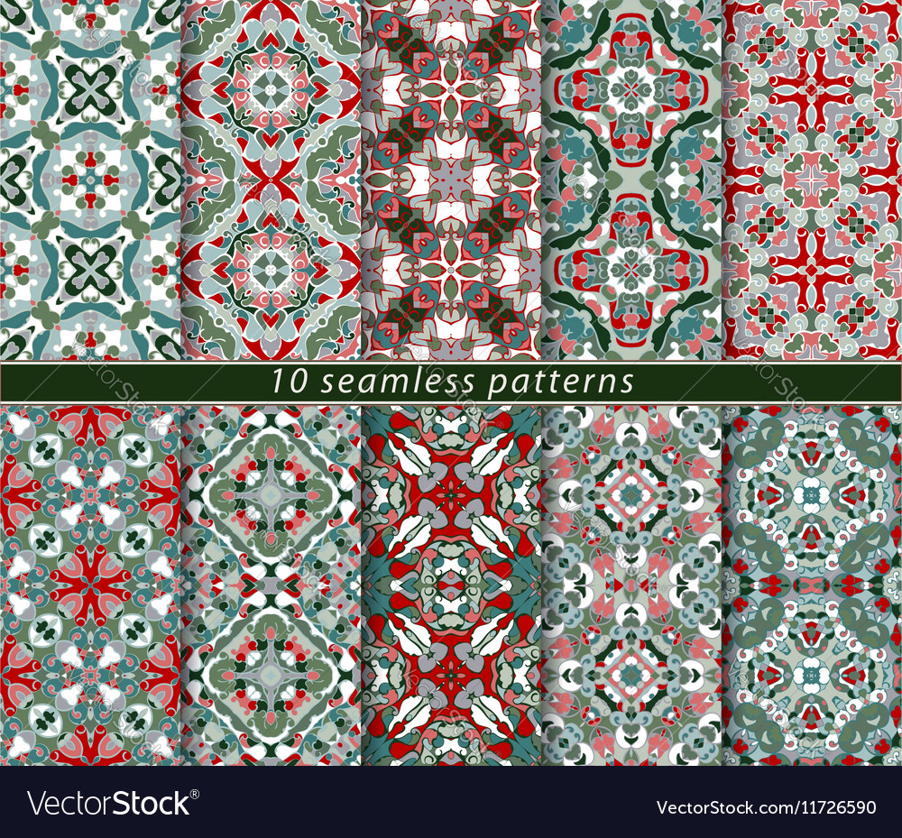 Set of seamless patterns