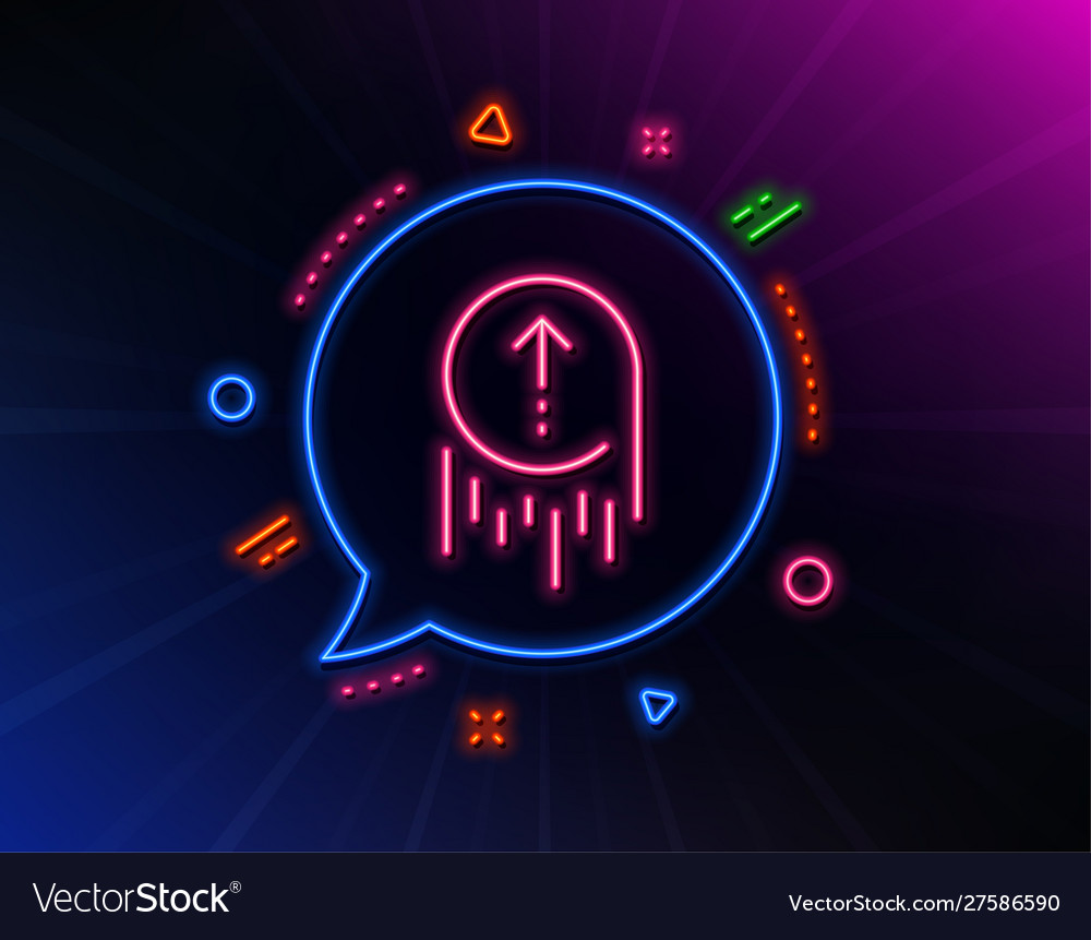 Swipe up line icon scrolling arrow sign landing vector image Swipe up line icon scrolling arrow sign landing