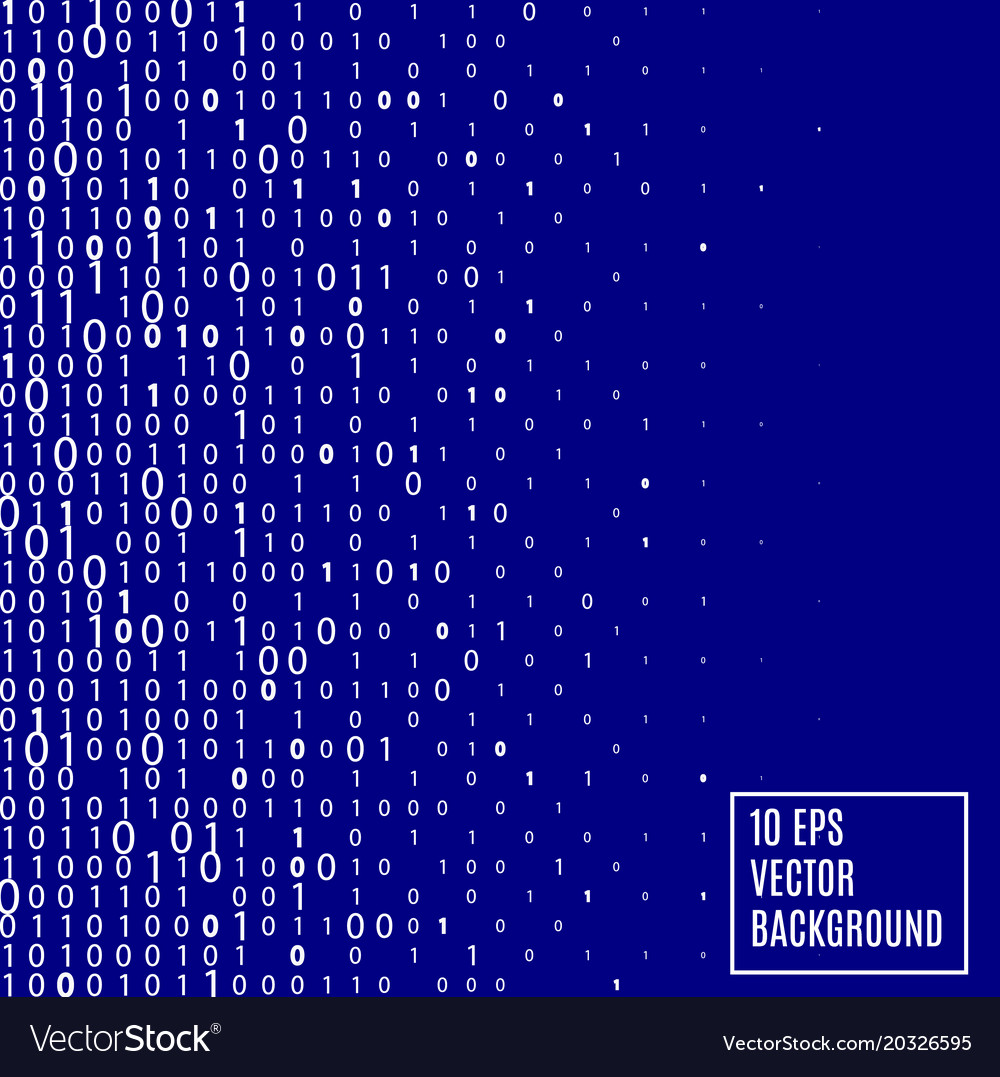 Abstract Binary Code Background