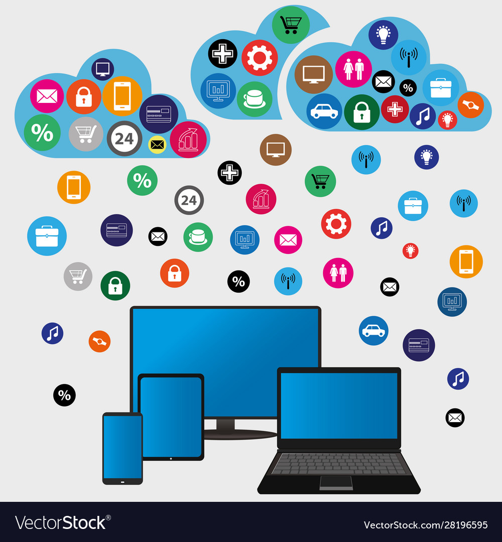 Cloud computing concept
