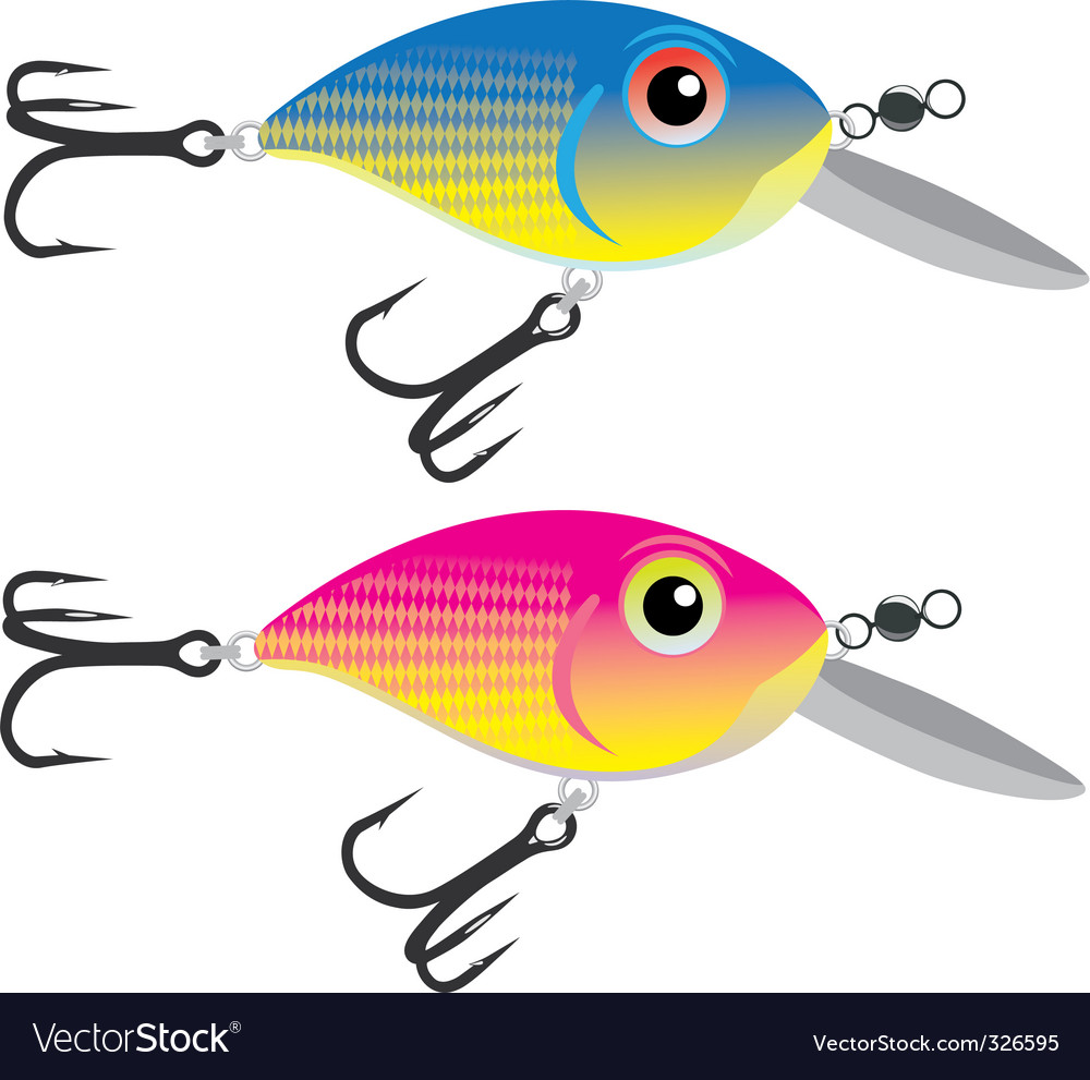 Fishing bait Royalty Free Vector Image - VectorStock