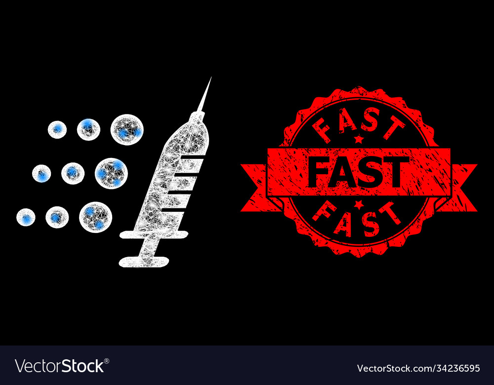 Grunge fast seal and bright web net vaccine