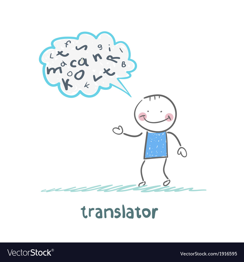 Man Contemplating Language Translation
