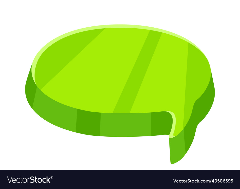Speech bubble image for design vector image Speech bubble image for design