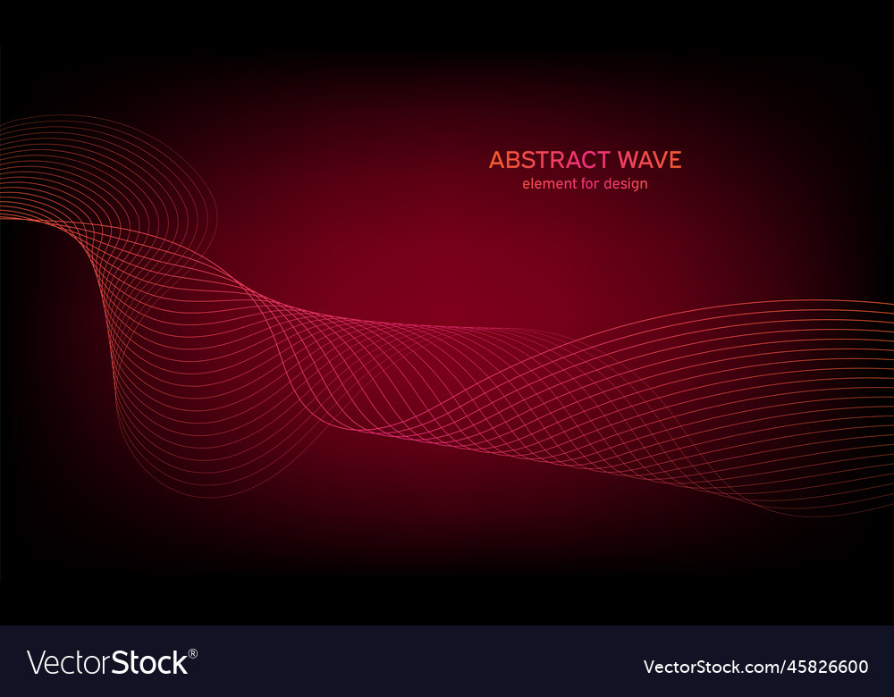 Abstract wave element for design digital vector image Abstract wave element for design digital