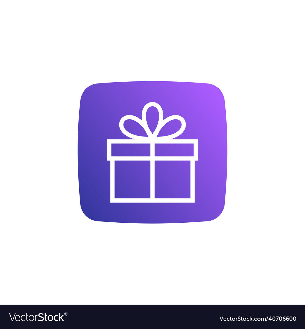 Box gift online app tech logo design