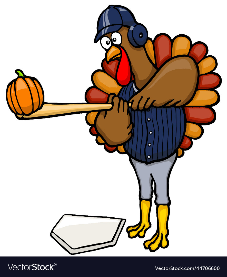 Cartoon Türkei Baseball Spiel