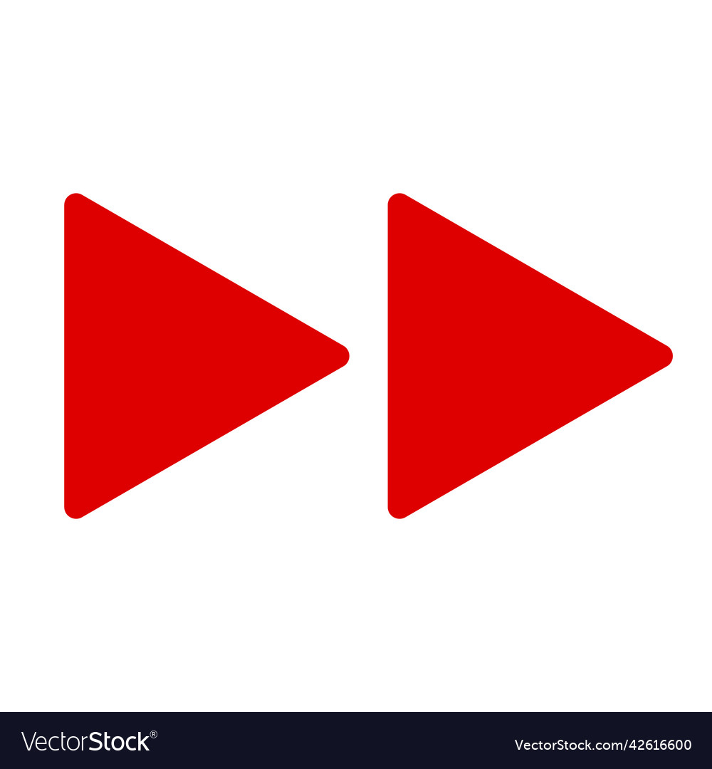 Flat-design fast forward button icon