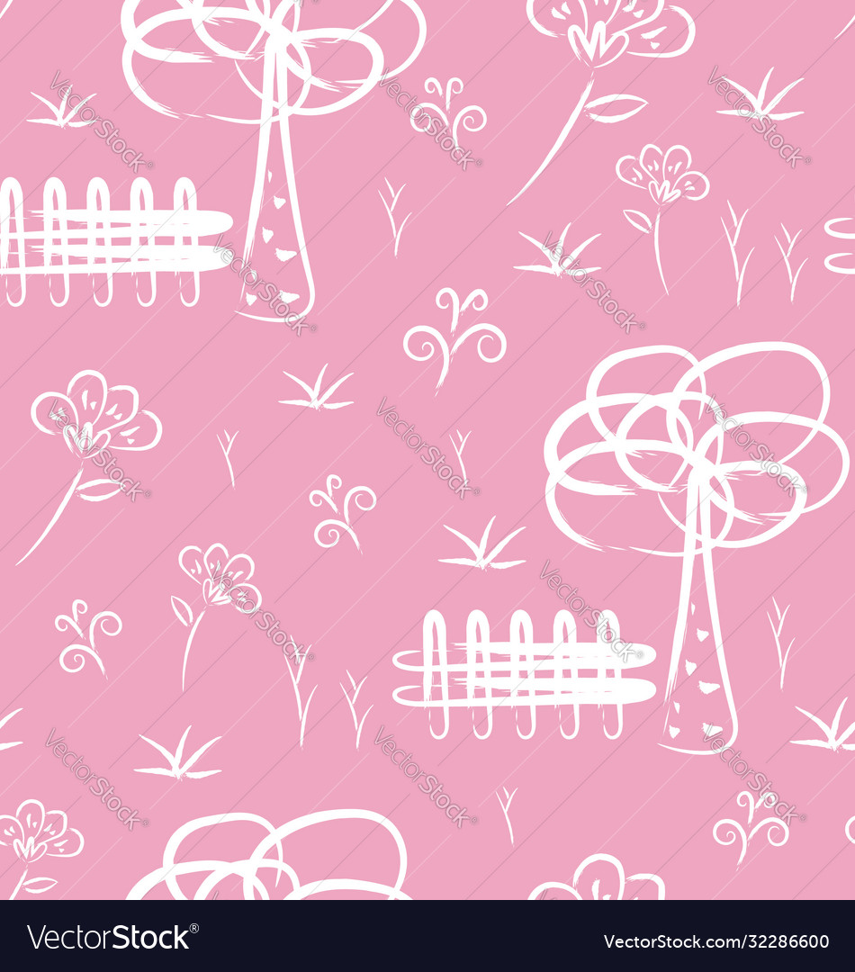 Floral Tree Pattern
