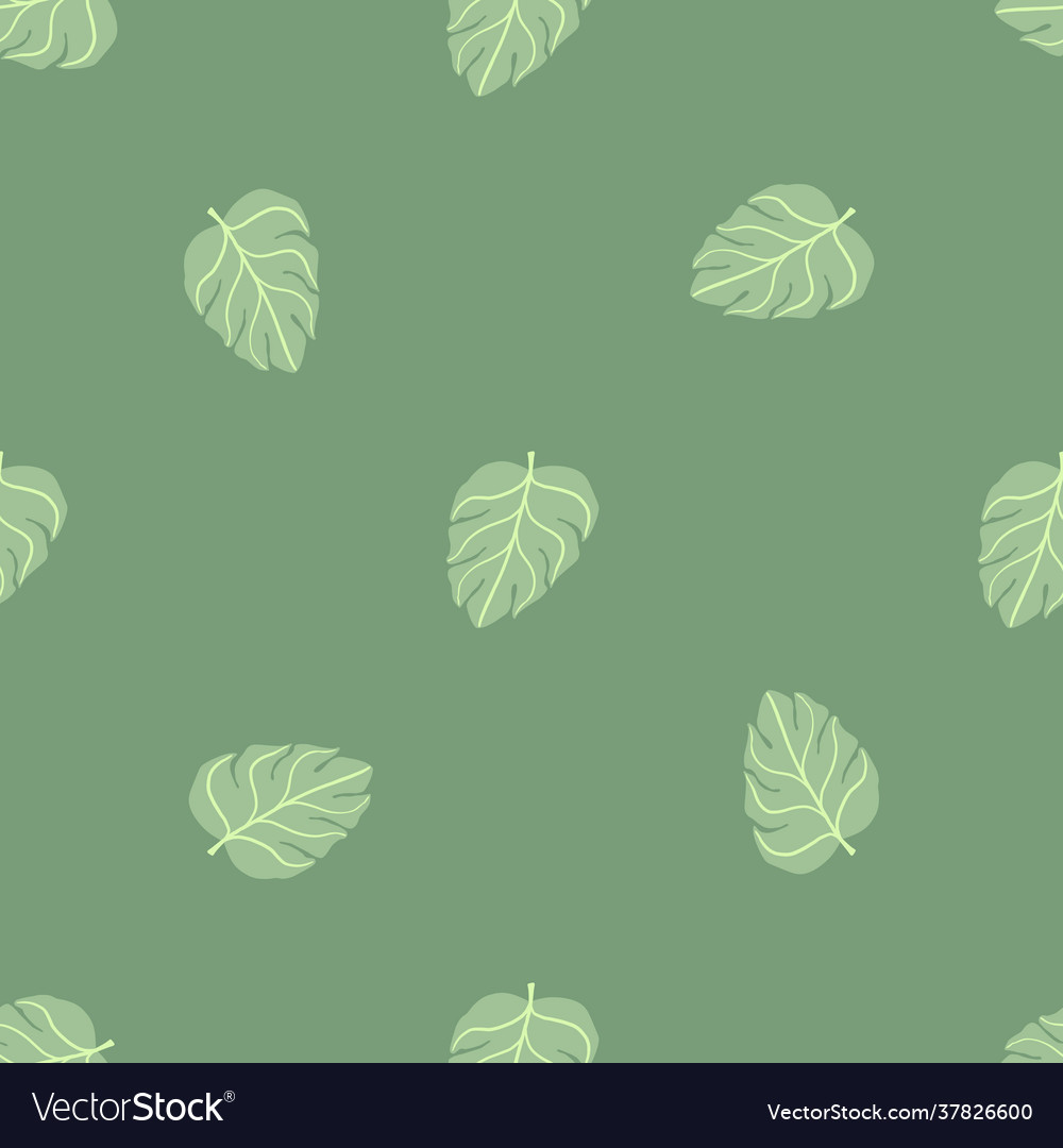 Pastel tones simple seamless foliage exotic