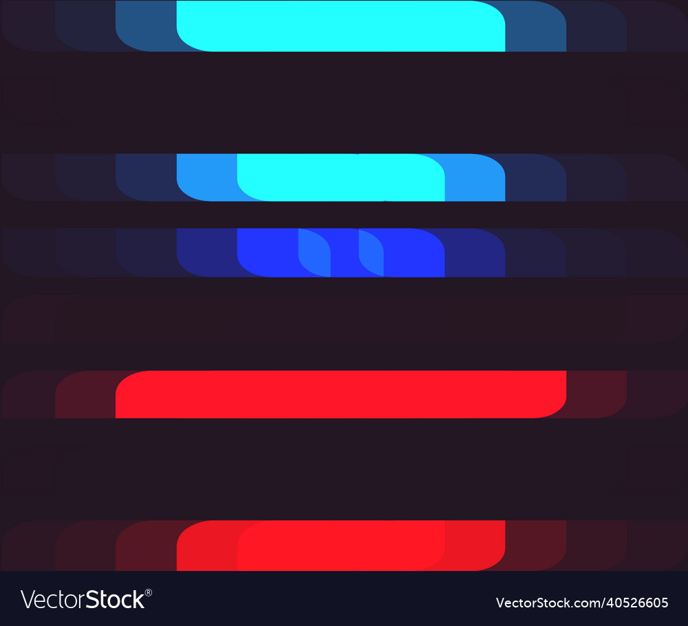 Background with horizontal color cells vector image Background with horizontal color cells