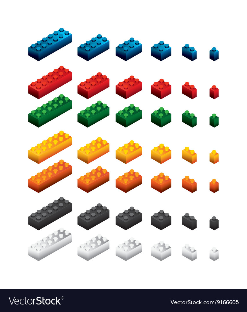 Colorful Building Blocks Set