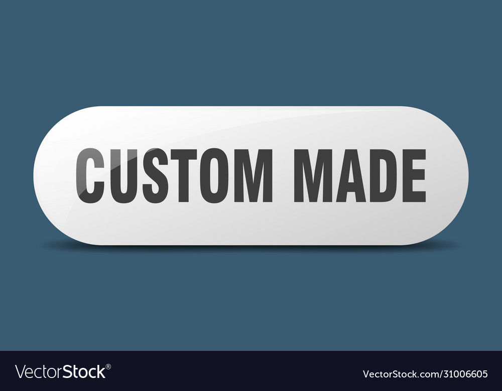 Custom made button sign key push