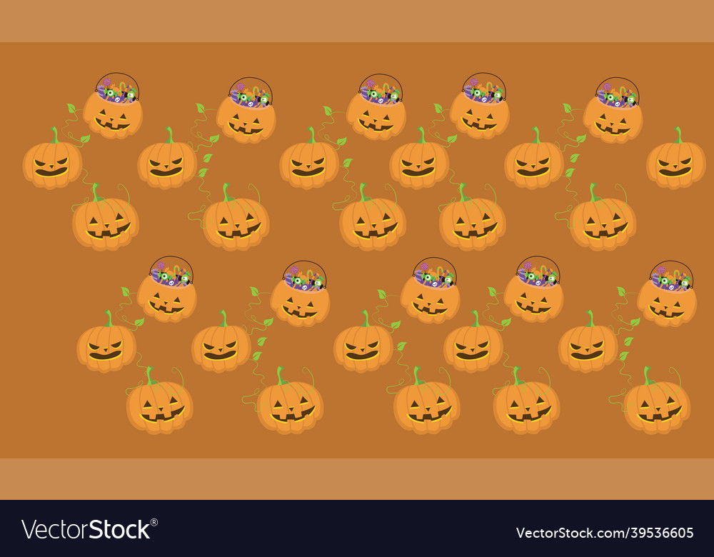 Halloween seamless pattern