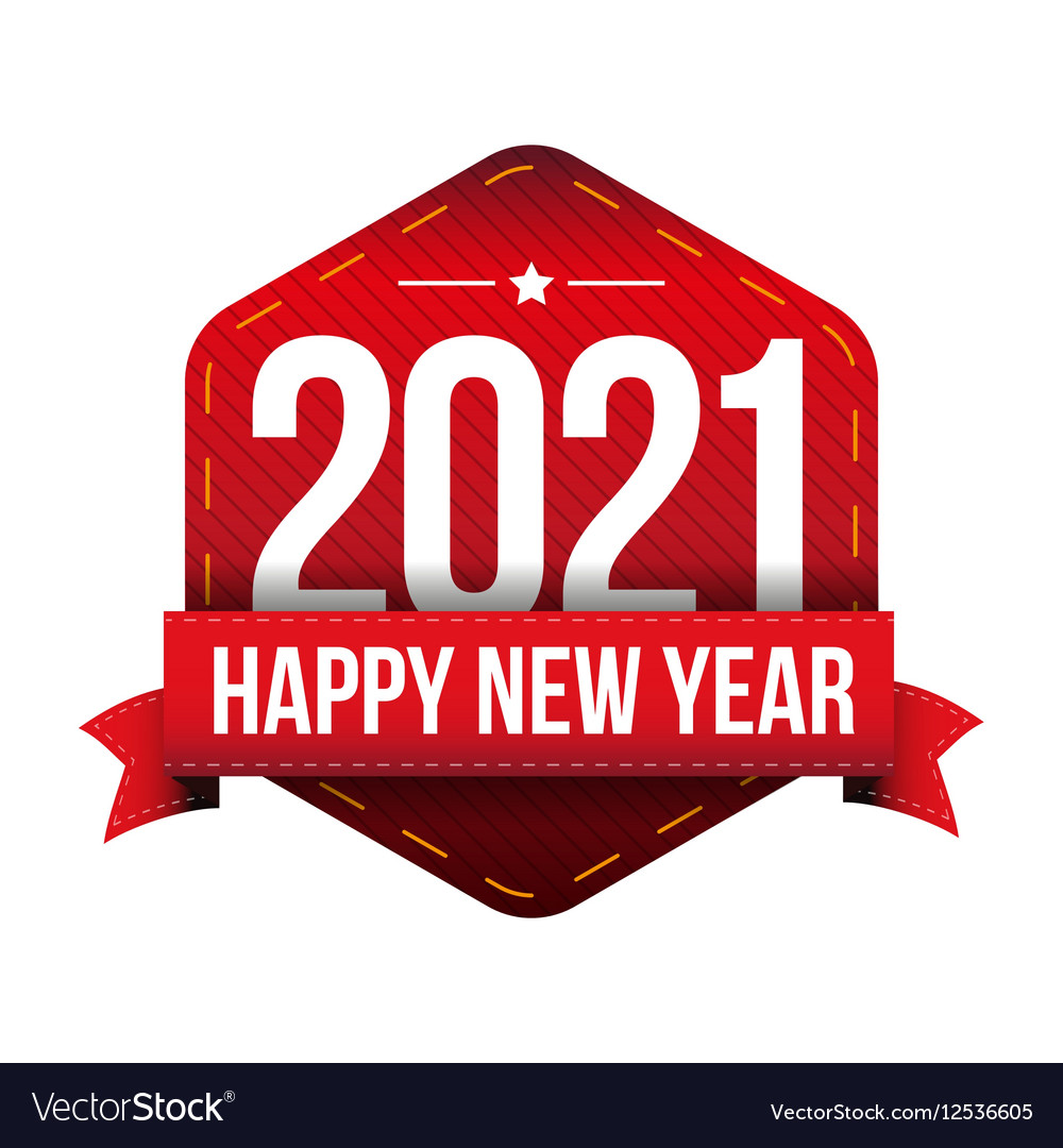 Happy New Year 2021 Royalty Free Vector Image Vectorstock