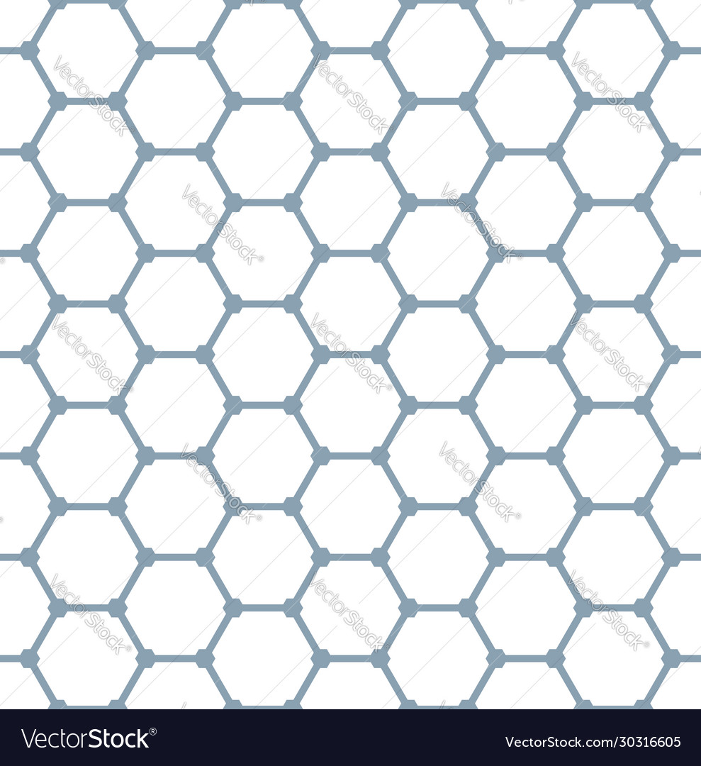 Seamless hexagons pattern