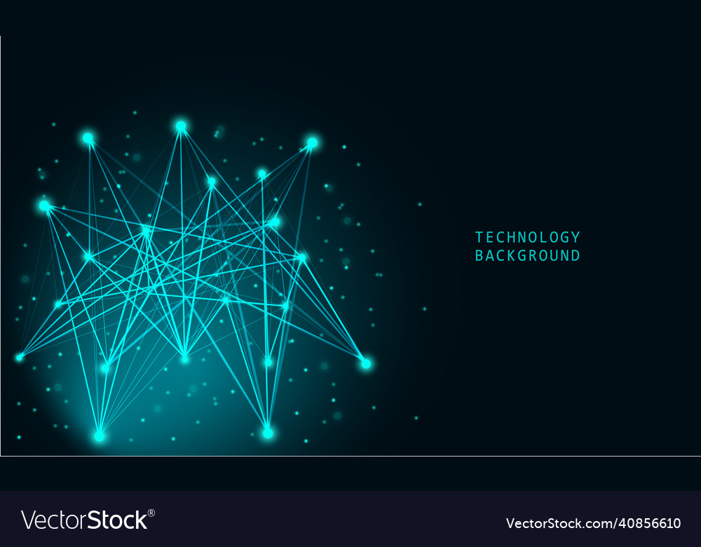 Abstract Technology Particle Background