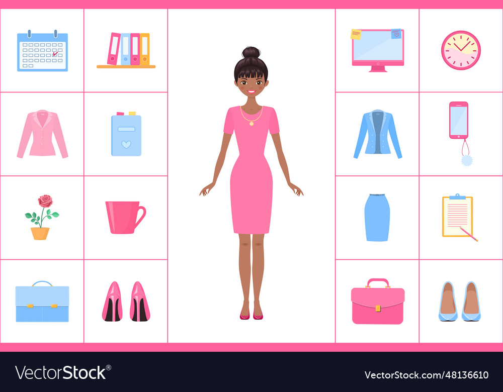 African american young woman in business dress