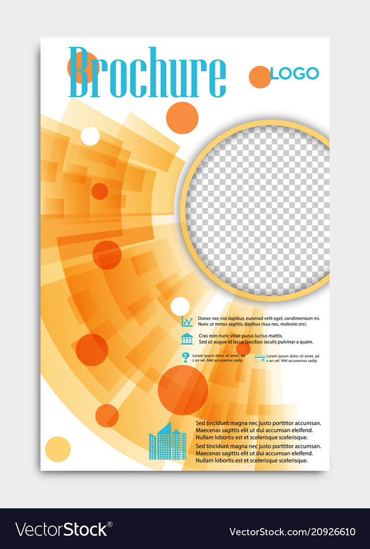 Leere fliegende Abdeckung von Magazinheft vector image Leere fliegende Abdeckung von Magazinheft