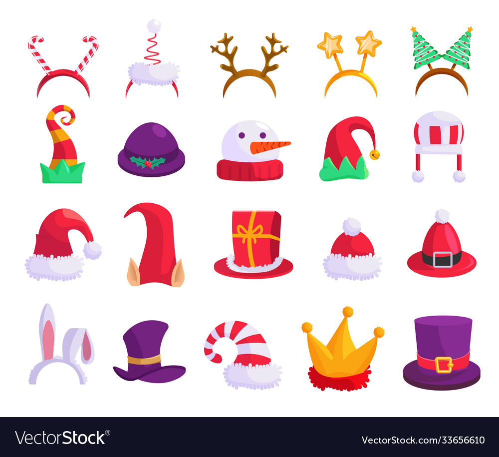 Christmas holiday hat or new year party mask icon