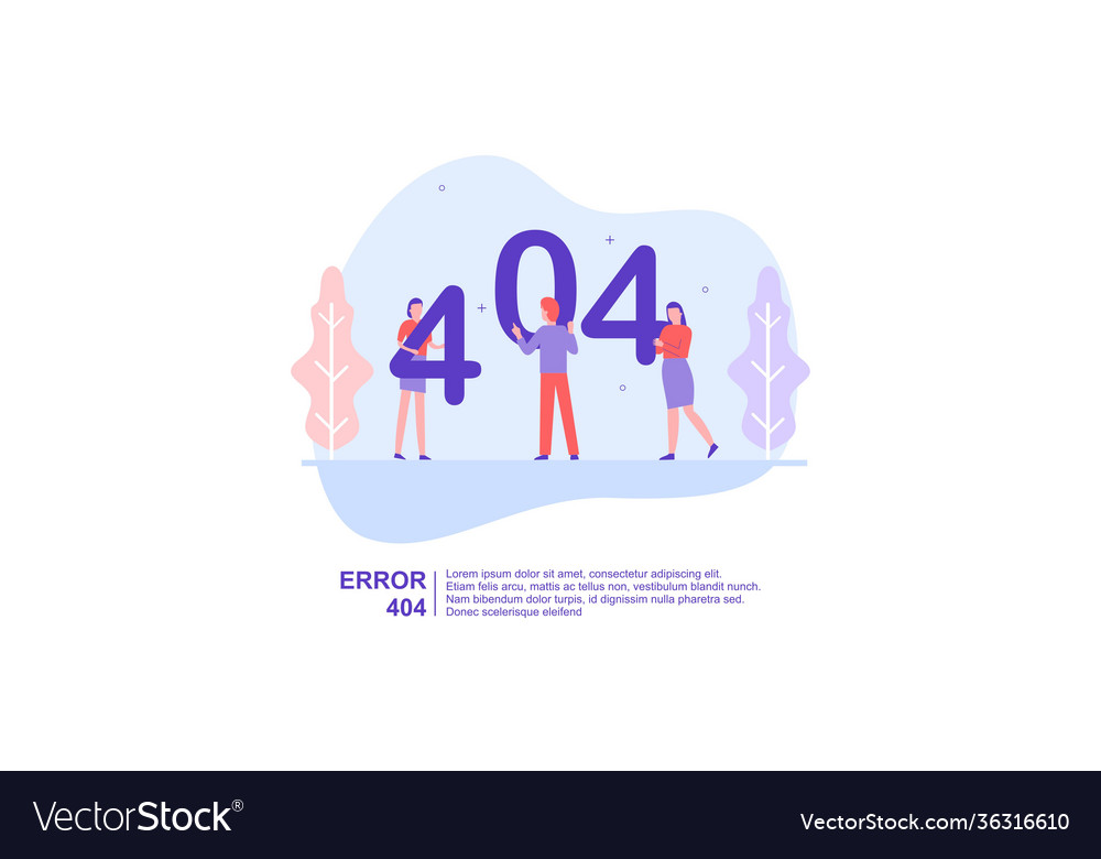 Concept 404 error page