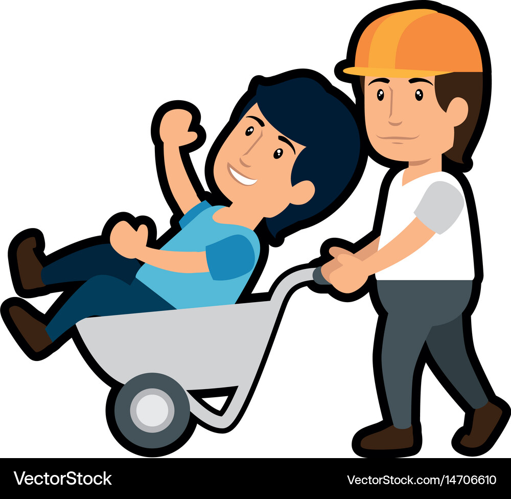 Construction worker icon Royalty Free Vector Image