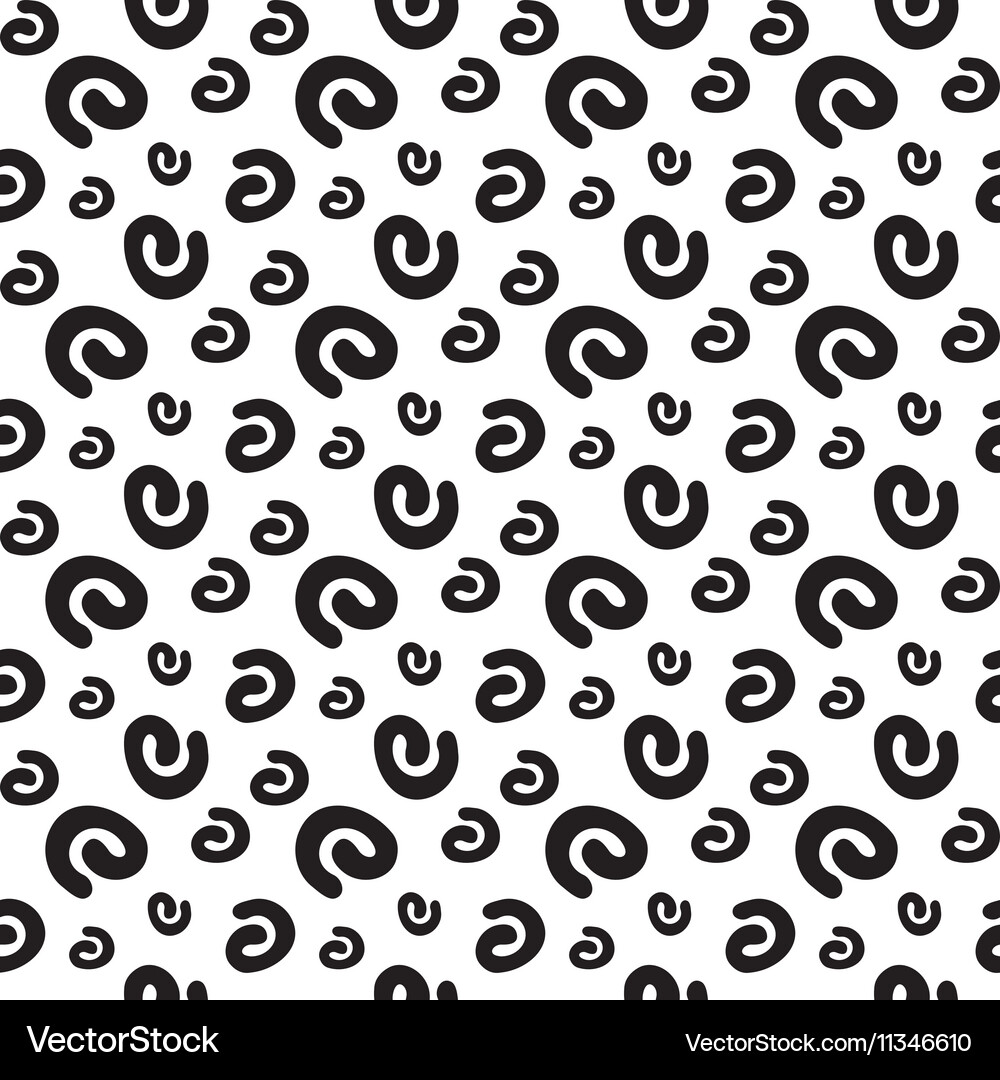 Hand drawn seamless pattern Royalty Free Vector Image
