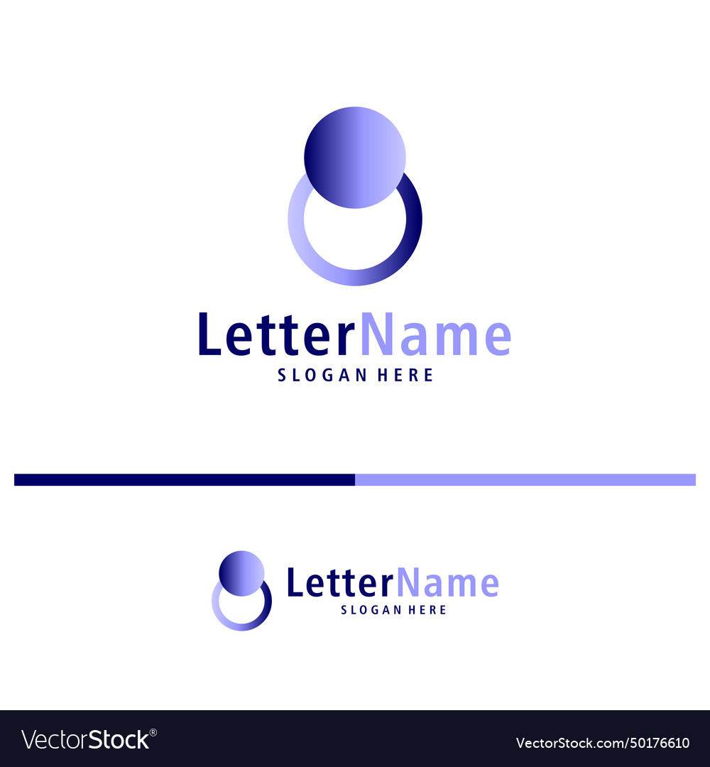 Modern letter b logo design creative