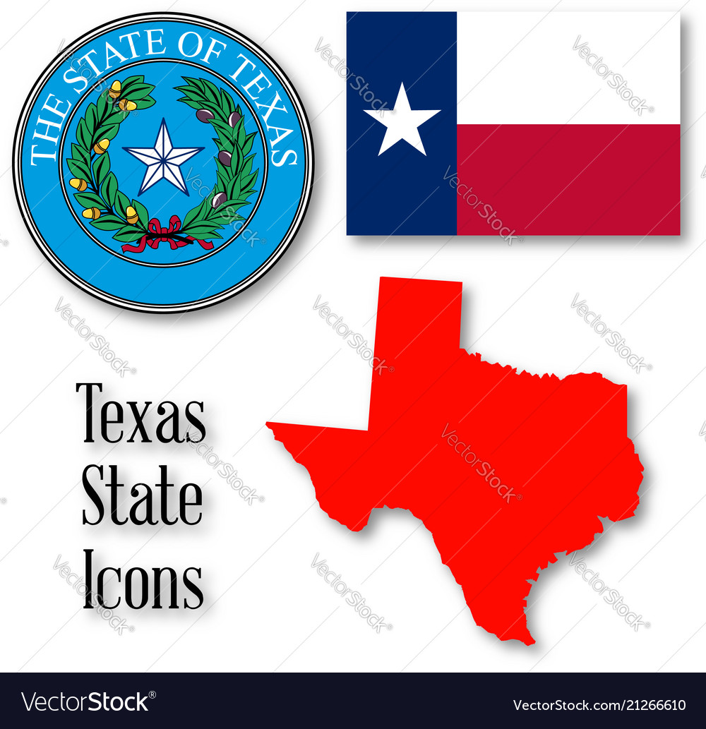 Texas state icons