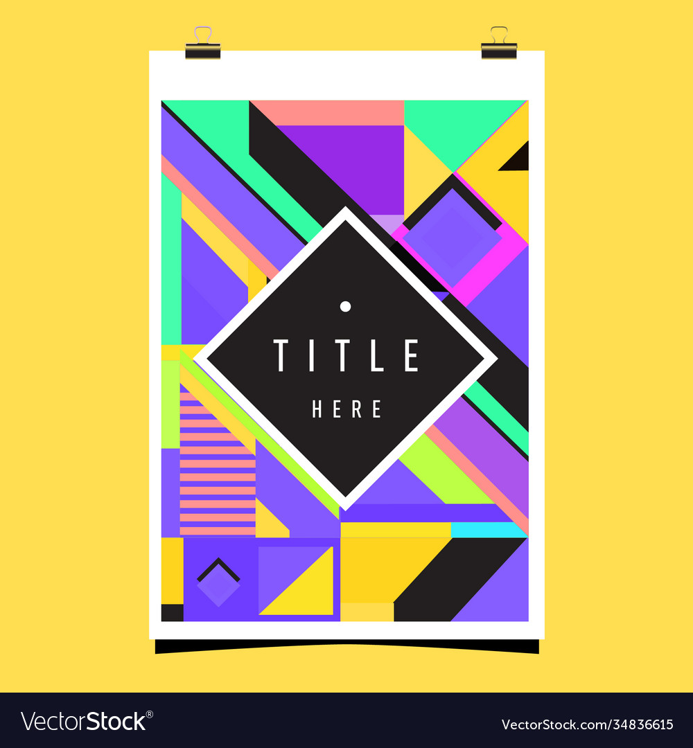 Abstract colorful geometric pattern background