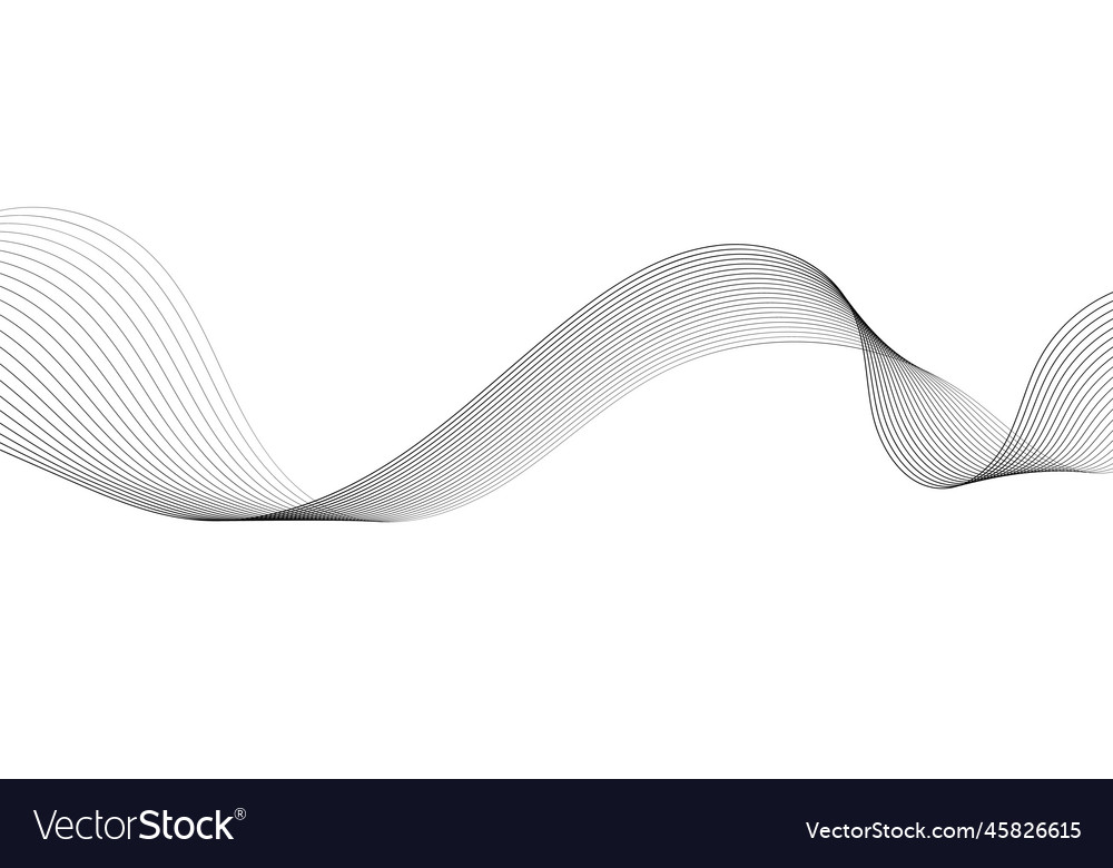 Abstract wave element for design digital vector image Abstract wave element for design digital