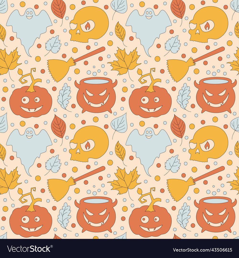Autumn simple minimalist background with a leaf