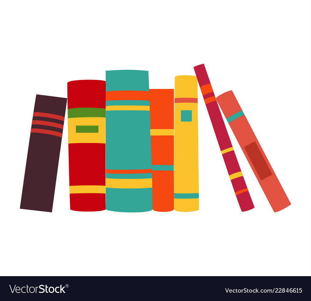  Book  icon  books  in various angles Royalty Free Vector  Image