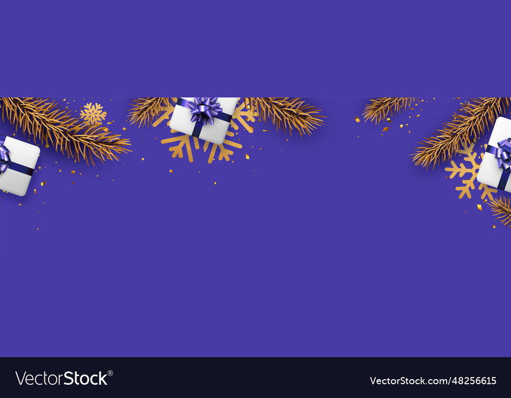 Weihnachten und neues Jahr lila Hintergrundbanner vector image Weihnachten und neues Jahr lila Hintergrundbanner