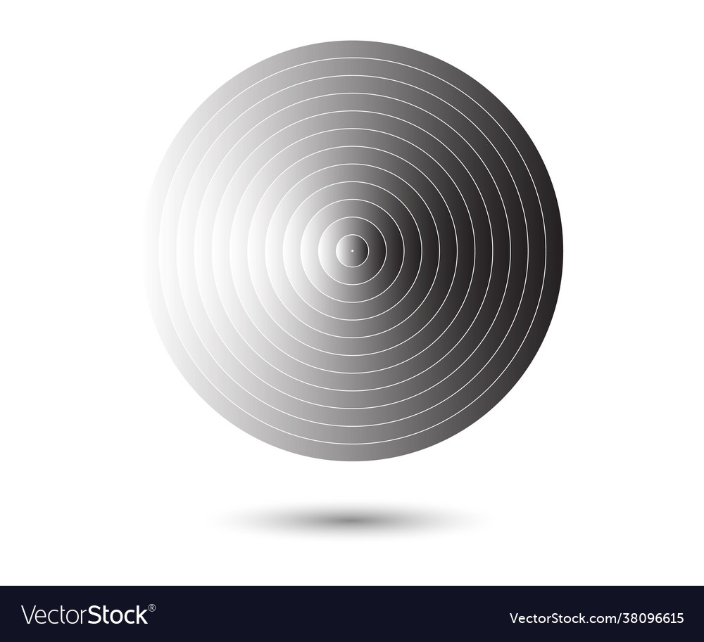 Concentric circle elements element for graphic Vector Image Concentric circle elements element for graphic